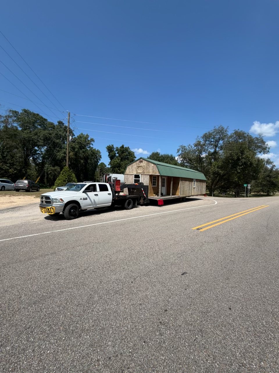Shed On A Trailer